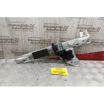 Γρύλλος - Μηχανισμός Παραθύρου Με Μοτερ Πισω Αριστερα Renault Megane II 2000-2007 6 Pins