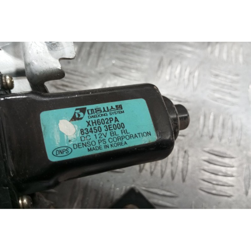 Γρύλλος - Μηχανισμός Παραθύρου Με Μοτερ Πισω Αριστερα Kia Sorento 2002-2010 834503E000 2 Pins