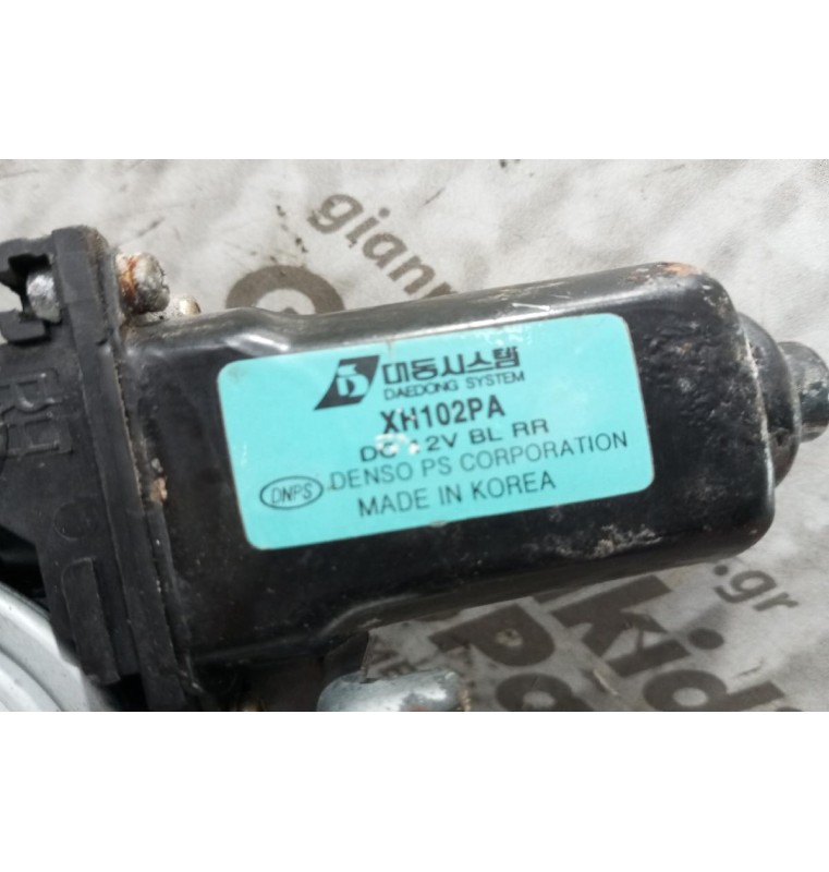 Γρύλλος - Μηχανισμός Παραθύρου Πισω Δεξια Kia Sorento 2002-2010 XH102PA 2 pins