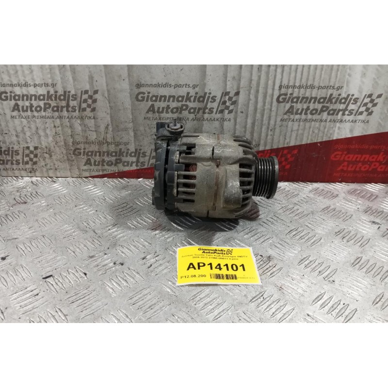 Δυναμό Toyota Yaris Κωδ.Κινητηρα 1NDTV  2006-2012 27060-0N011 4 pins