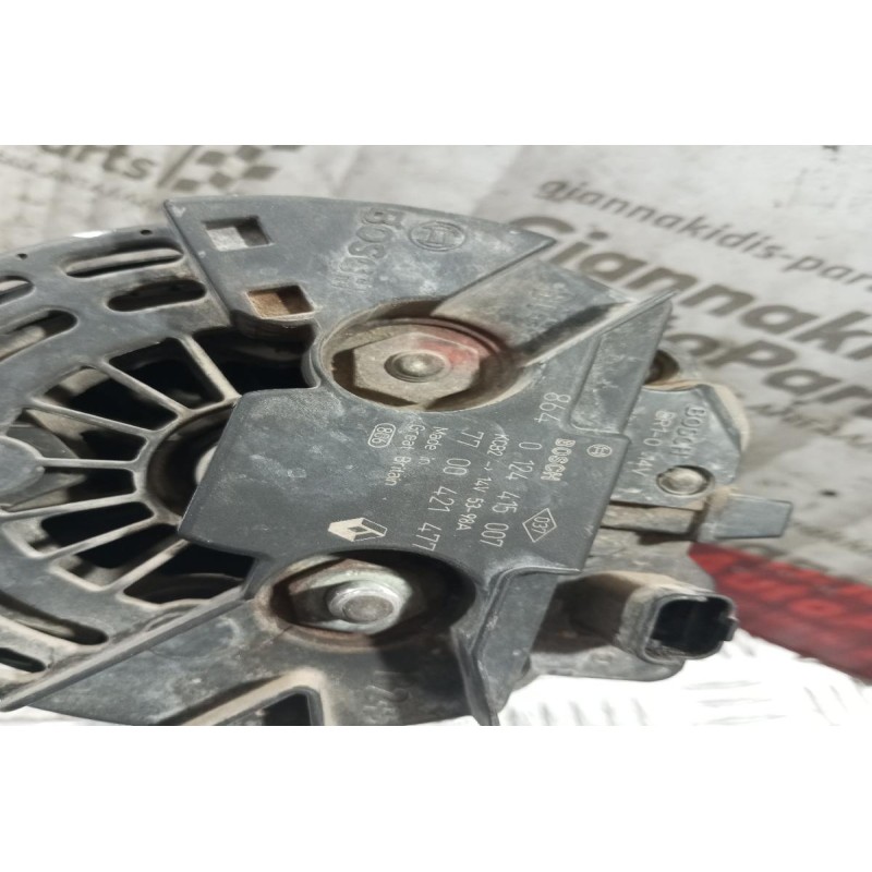 Δυναμό Renault Laguna II Κωδ.Κινητηρα K4M 2000-2007 0124415007 7700421477