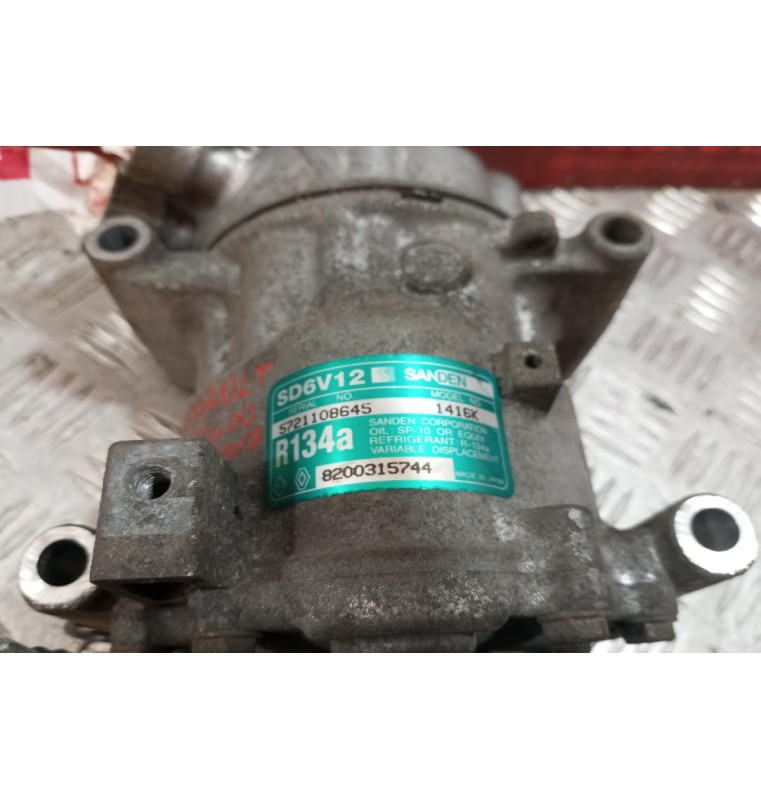 Κομπρεσέρ Aircondition Renault Kangoo Κωδ.Κινητηρα K9KW7 1998-2003 8200315744 1416K