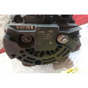 Δυναμό Renault Kangoo Κωδ.Κινητηρα K9KW7 1998-2003 0124425071