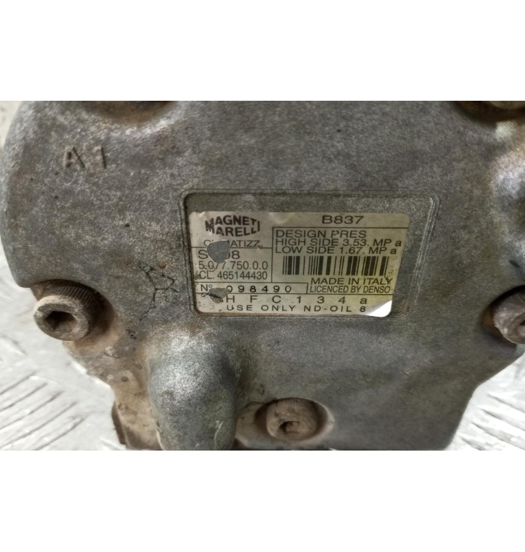 Κομπρεσέρ Aircondition - A/C Κωδ.Κινητηρα 176B9000 Fiat Punto 1999-2001 465144430