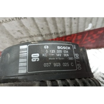 Δυναμό Volkswagen Golf Κωδ.Κινητηρα ΑΗW 1996-2000 0123320034 037903025C