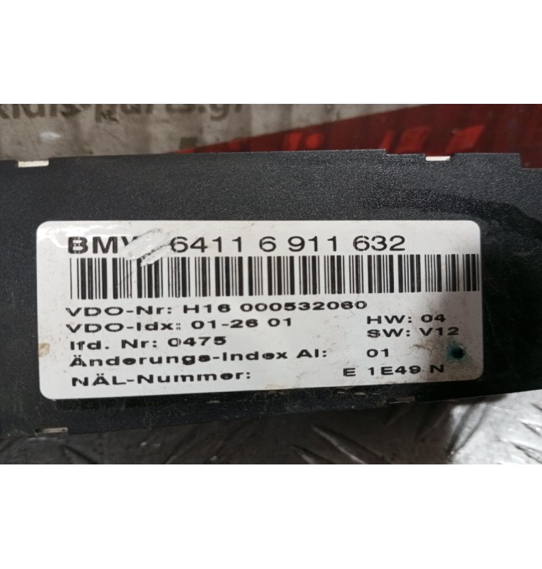 Χειριστήριο Κλιματισμού Bmw Ε46 1999-2002 64116911632