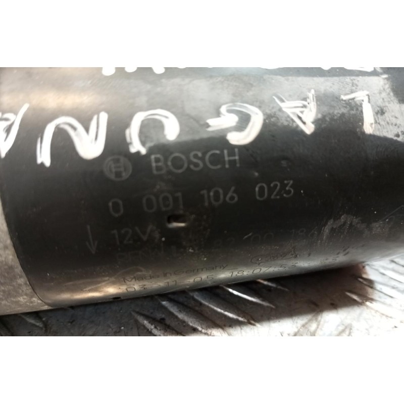 Μίζα Renault Laguna II Κωδ.Κινητηρα F4P 2000-2007 9 Δοντια 0001106023