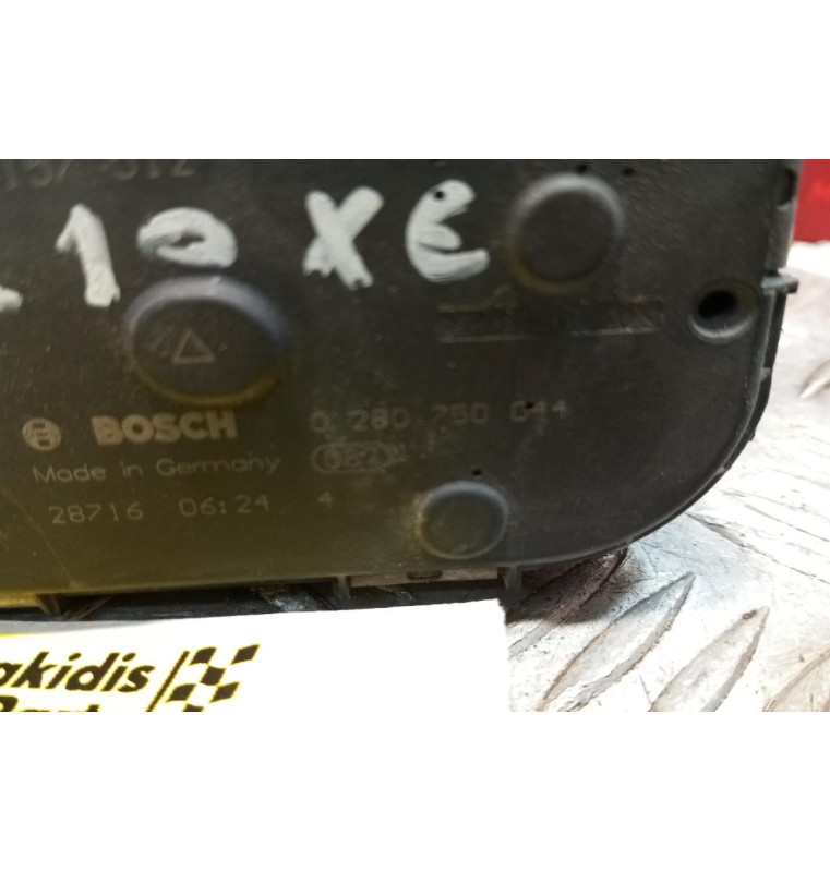 Πεταλούδα Γκαζιού Opel Corsa C Κωδ.Κινητηρα Z10XE 2000-2006 0280755044 6 pins