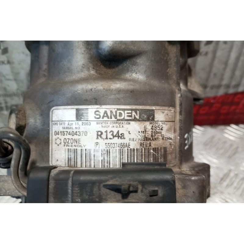 Κομπρεσέρ Aircondition - A/C Jeep Cherokee Κωδ.Κινητηρα EKG 2006-2010 55037466AE R134a