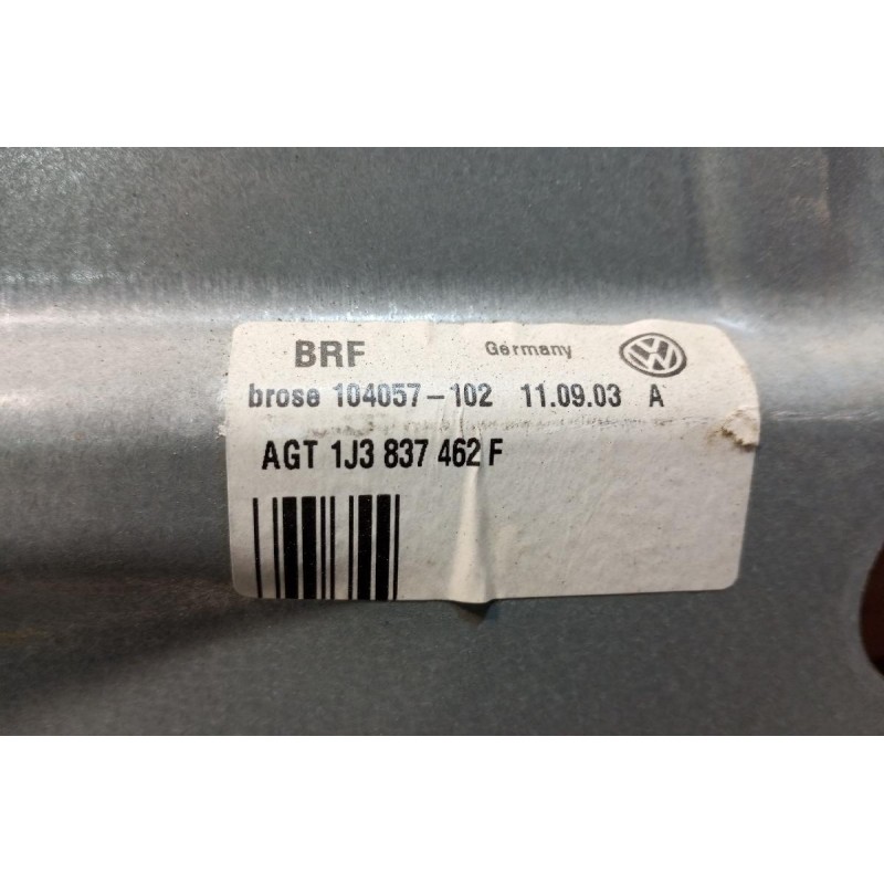 Γρύλλος - Μηχανισμός Παραθύρου Εμπρος Δεξια Συνοδηγου Volkswagen Golf IV 1998-2004 1J3837462F