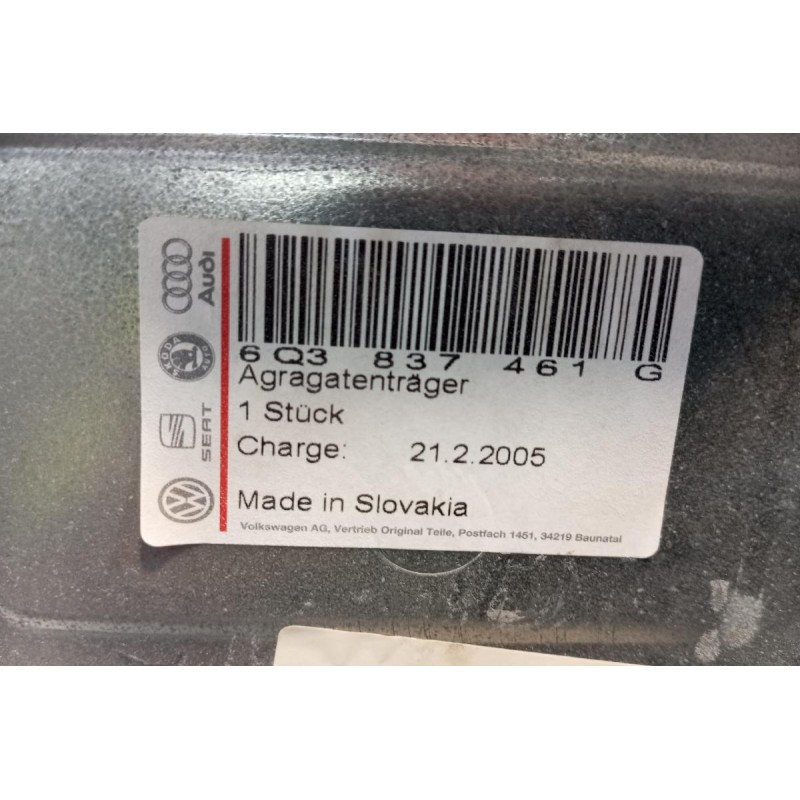 Γρύλλος - Μηχανισμός Παραθύρου Χωρις Μοτερ Εμπρος Αριστερα Volkswagen Polo 2002-2005 3 ΘΥΡΟ 6Q3837461