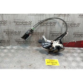 Κλειδαριά Ηλεκτρομαγνητικη Εμπρος Δεξια με Εσωτερικο Χερουλι Toyota Corolla 2002-2004 2 pins SEDAN