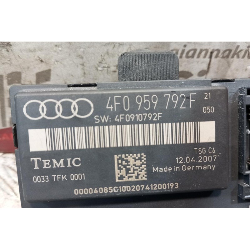 Εγκέφαλος Πορτας Πισω Δεξια Audi A6 2004-2008 4F0959792F 5+11+5+7 pins