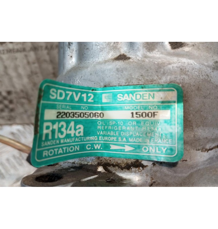 Κομπρεσέρ Aircondition - A/C Peugeot 206 1999-2004 SD7V12 R134a