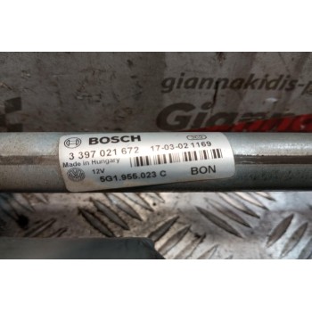 Μοτέρ Υαλοκαθαριστήρων Εμπρος Με Μπρατσα Volkswagen Golf VII 2013-2018 4 pins 3397021672 5G1955023C