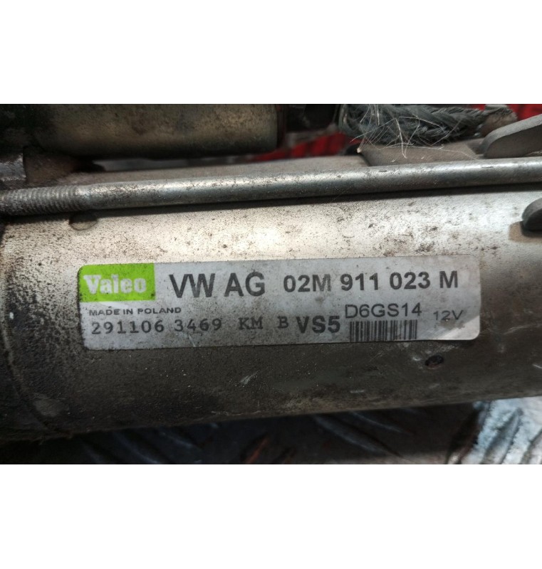 Μίζα Audi A3 Κωδ.Κινητηρα BSE 2003-2008 02M911023M 10 Δοντια