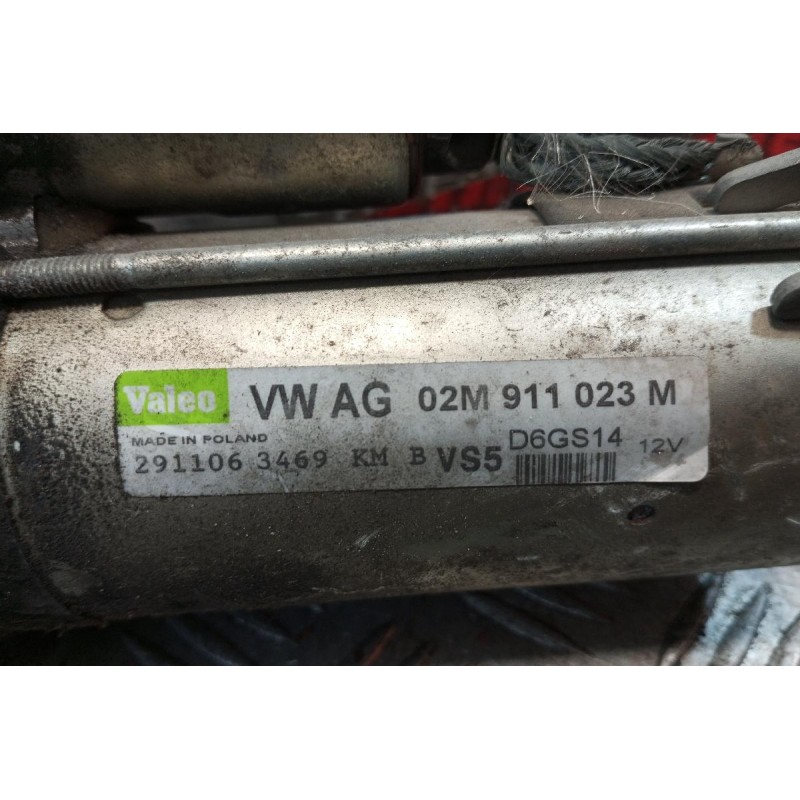 Μίζα Audi A3 Κωδ.Κινητηρα BSE 2003-2008 02M911023M 10 Δοντια