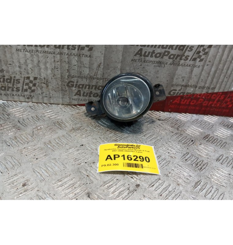 Προβολέας Εμπρος Δεξια Nissan X-Trail 2001-2005 89203561 2 pins