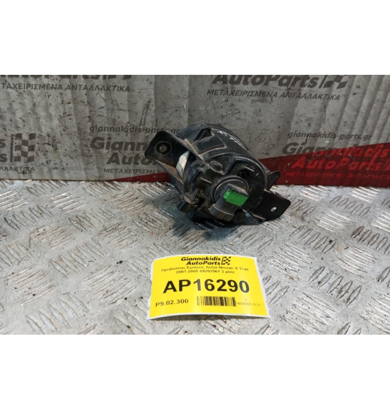 Προβολέας Εμπρος Δεξια Nissan X-Trail 2001-2005 89203561 2 pins