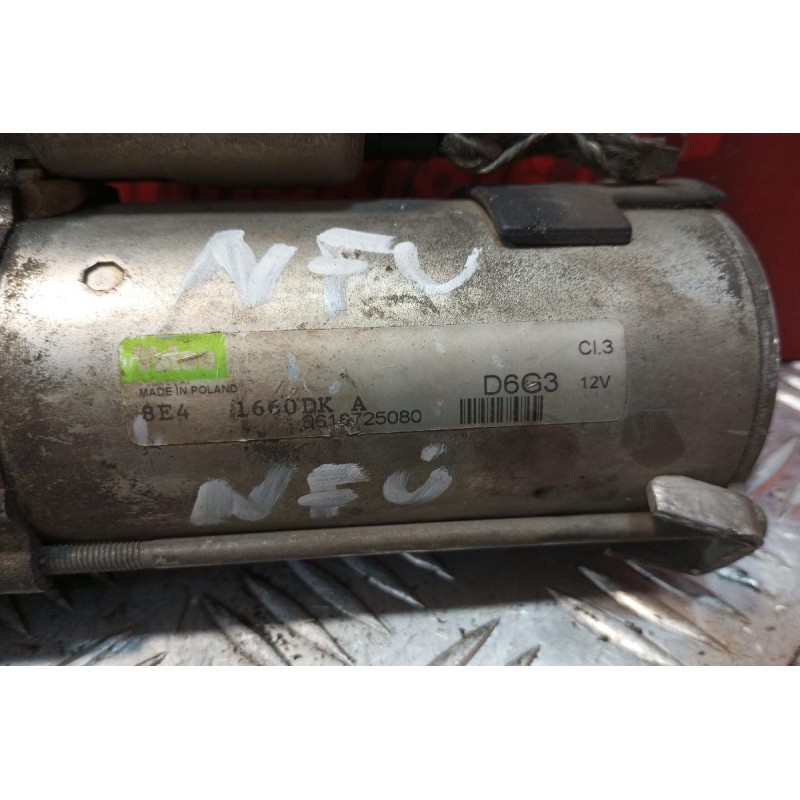Μίζα Citroen Xsara Κωδ.Κινητηρα NFU 2000-2005 9 Δοντια D6G3 9618725080