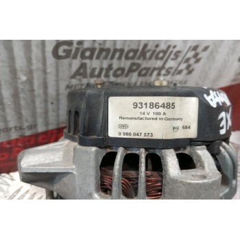 Δυναμό Opel Astra G Κωδ.Κινητηρα X14XE 1998-2004 93186485