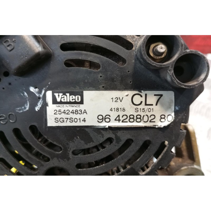 Δυναμό Peugeot Partner Κωδ.Κινητηρα WJY 1996-2000 9642880280