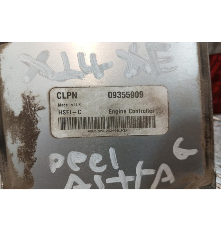 Εγκέφαλος Κινητηρα Opel Astra G Κωδ.Κινητηρα X14XE 1998-2004 09355909