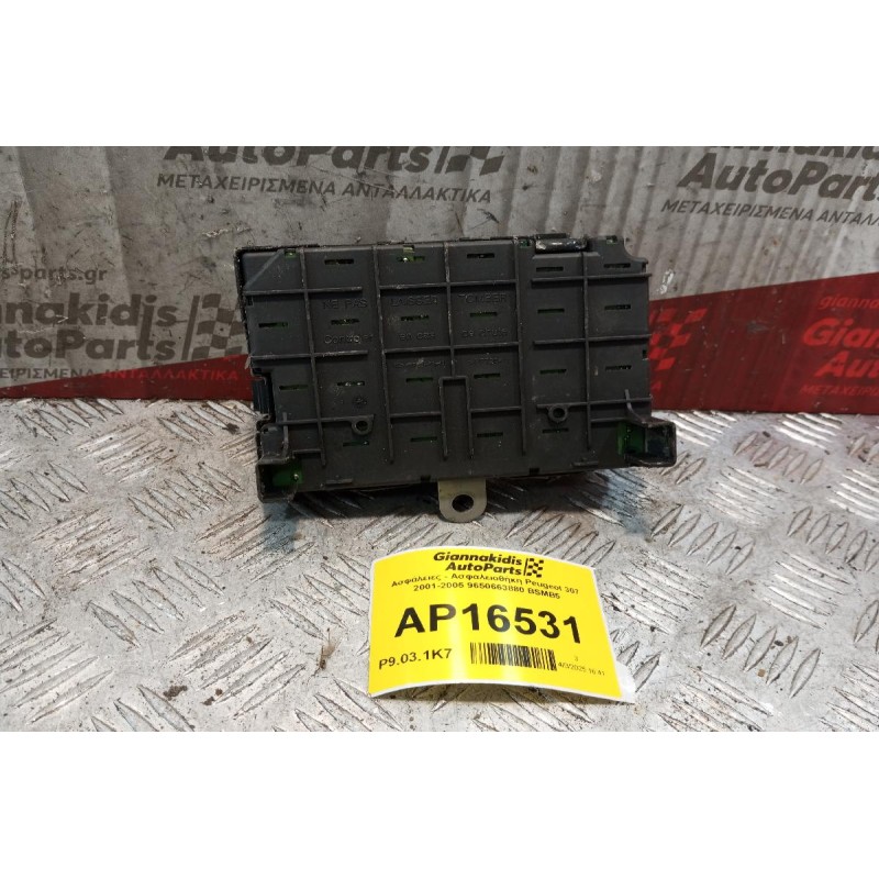 Ασφάλειες - Ασφαλειοθήκη Peugeot 307 2001-2005 9650663880 BSMB5
