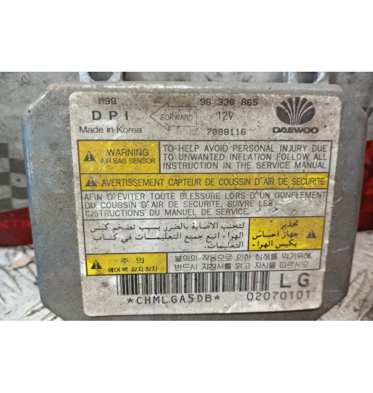 Εγκέφαλος Αεροσακων Daewoo Matiz 1998-2000 96336865