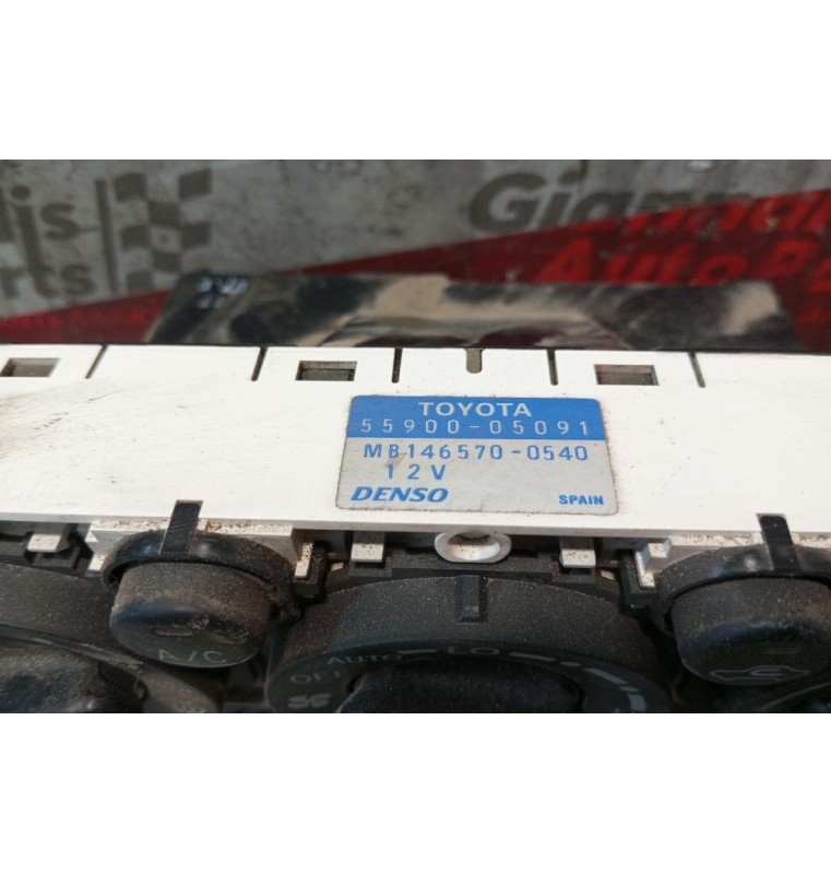 Χειριστήριο Κλιματισμού Toyota Avensis T22 1997-2003 MB146570-0540 55900-05091 2 Φις