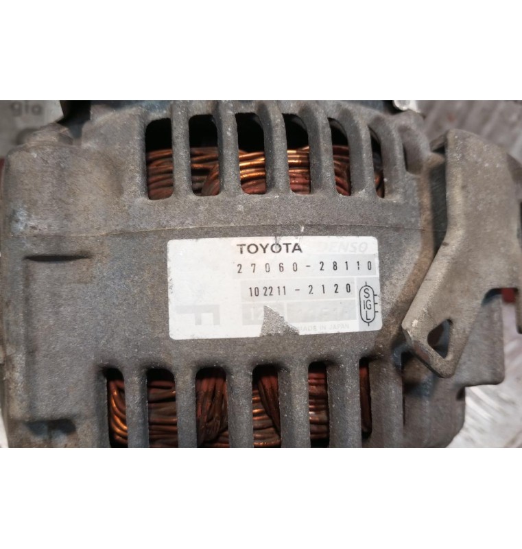 Δυναμό Toyota RAV 4 Κωδ.Κινητηρα 1AZ 2001-2005 27060-28110 10211-2120