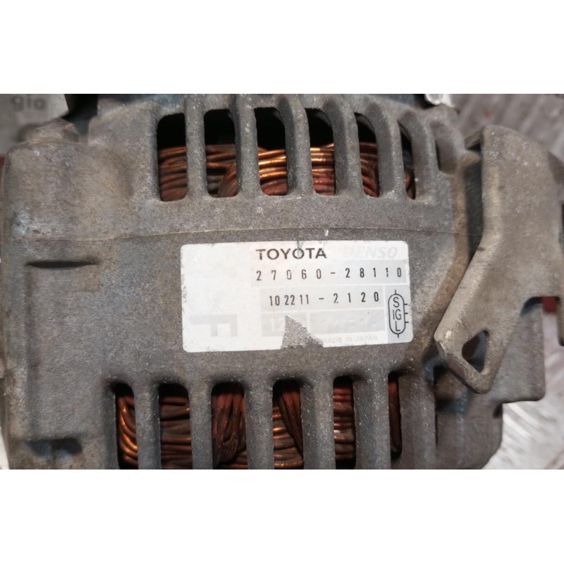 Δυναμό Toyota RAV 4 Κωδ.Κινητηρα 1AZ 2001-2005 27060-28110 10211-2120