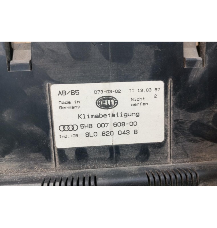 Χειριστήριο Κλιματισμού Audi A4 B5 1995-2001 5HB007608-00