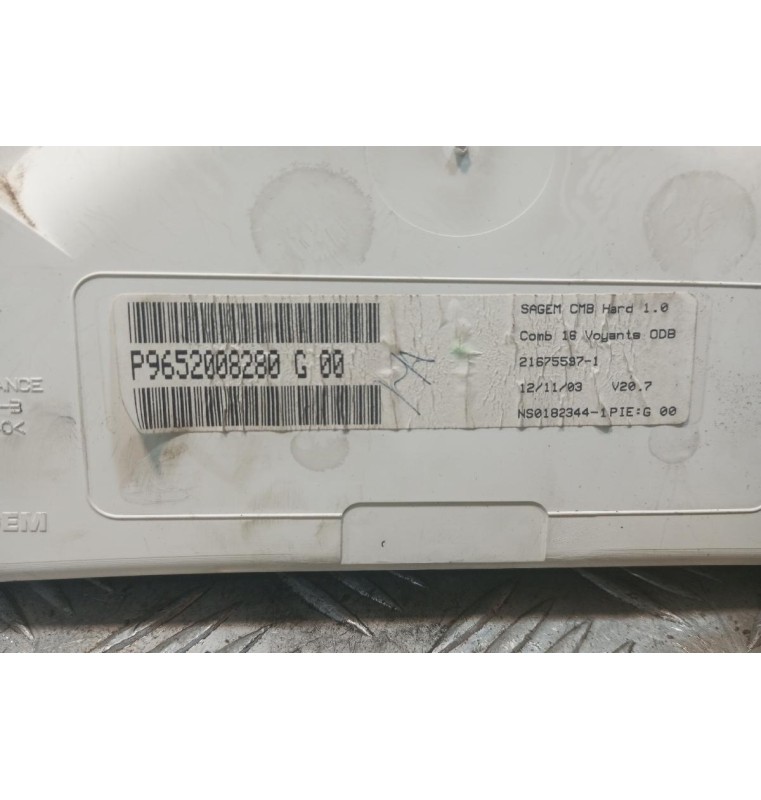 Καντράν - Κοντέρ Citroen C3 2002-2005 1 Φις P9652008280