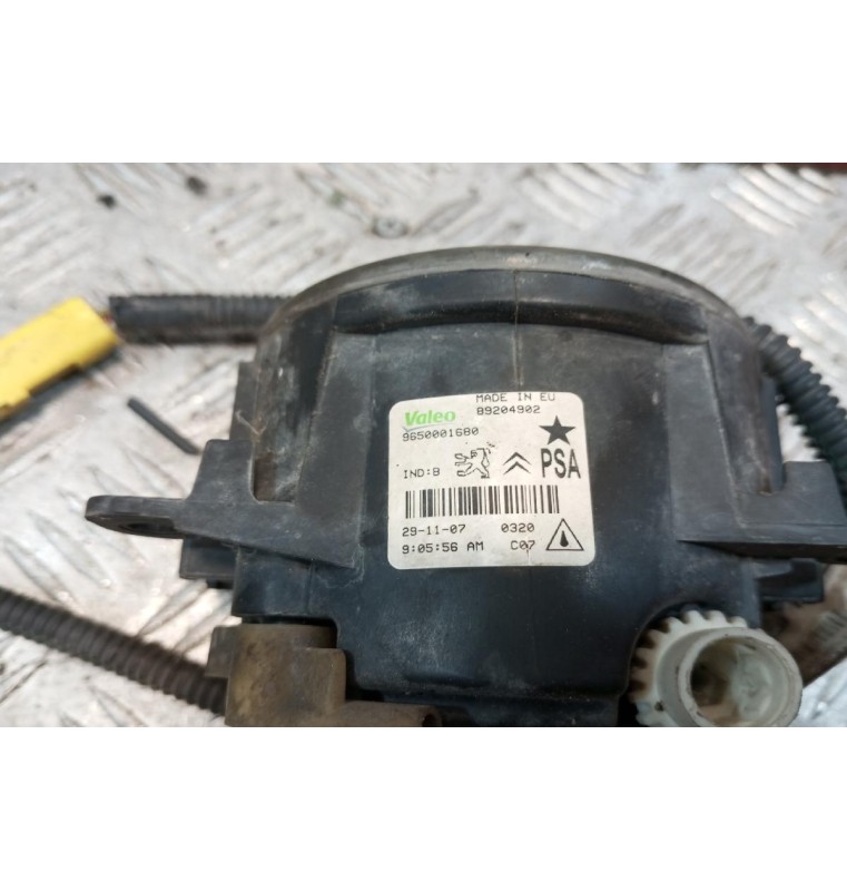 Προβολέας Ομιχλης Εμπρος Δεξια Peugeot 307 2005-2007 9650001680