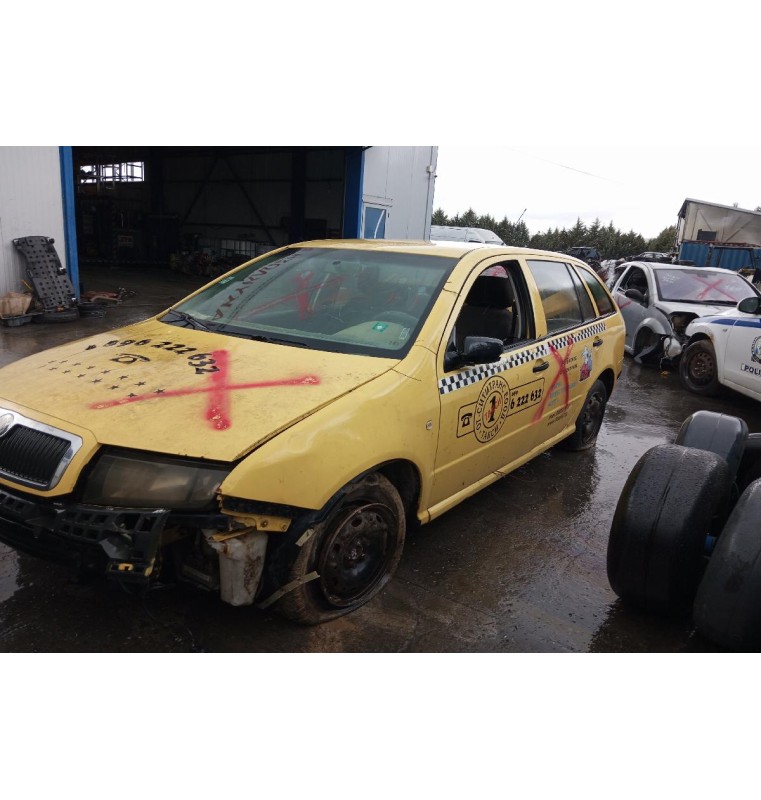 Ολόκληρο Αυτοκίνητο Skoda Fabia Κωδ.Κινητηρα ASY 1900c 64hp 1999-2008