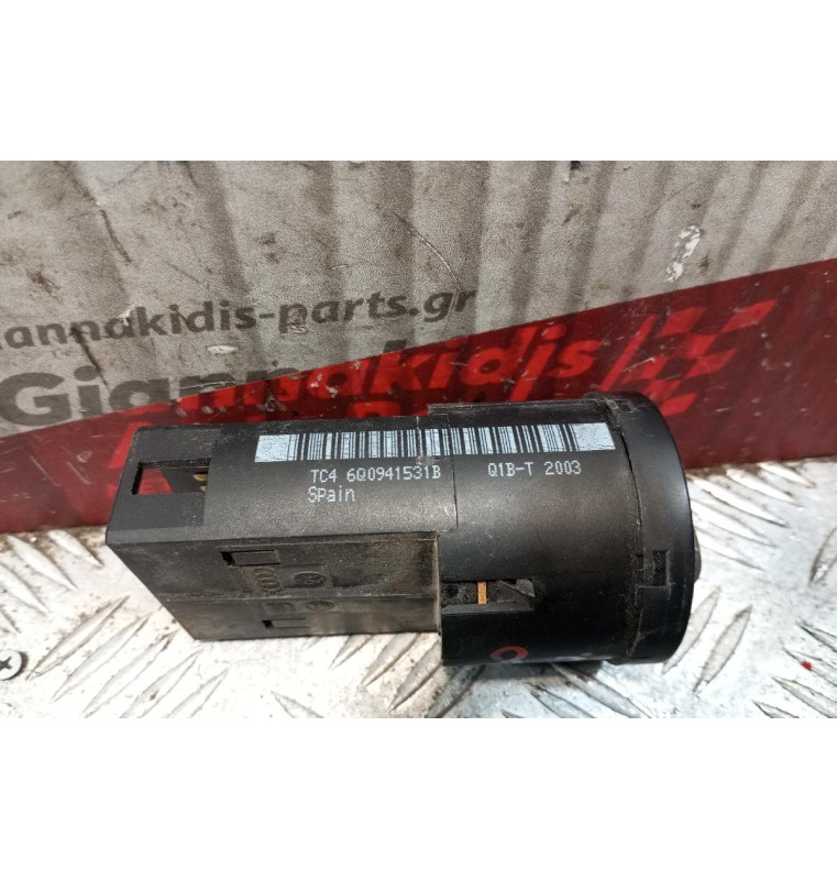 Διακόπτης Φωτων Volkswagen Polo 9N 2002-2005 6Q0941531B 17 pins