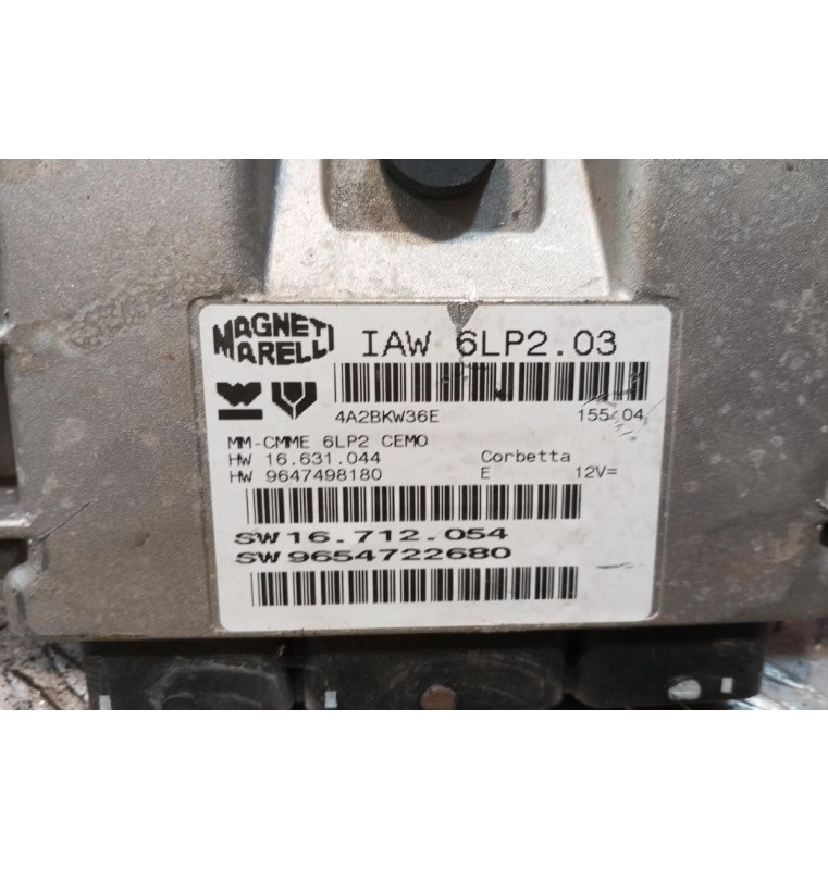 Εγκέφαλος Κινητηρα Peugeot 206 1998-2003 IAW6LP203