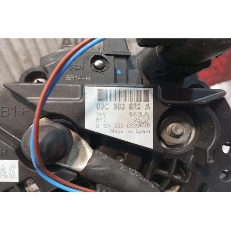 Δυναμό Volkswagen Group 2008-2013 03C903023A 0124525093
