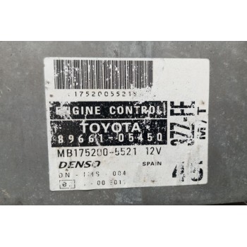 Εγκέφαλος Κινητηρα Toyota Avensis T22 Κωδ.Κινητηρα 3ZZ 1997-2003 89661-05450