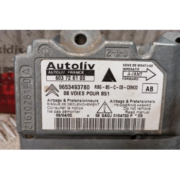 Εγκέφαλος Αεροσακων Citroen C4 2004-2008 9653493780