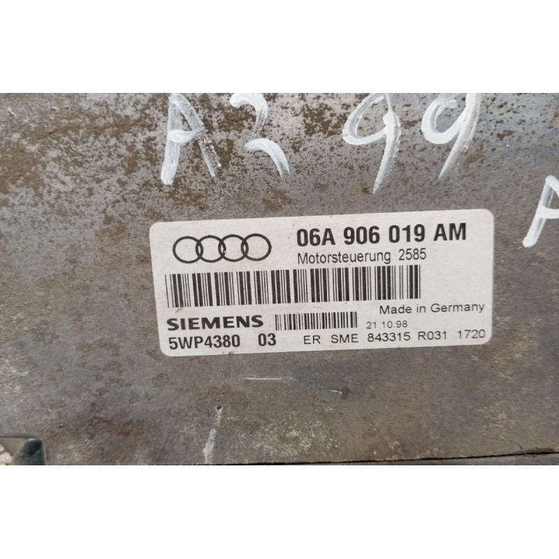 Εγκέφαλος Κινητηρα Audi A3 Κωδ.Κινητηρα AKL 1998-2004 06A906019AM