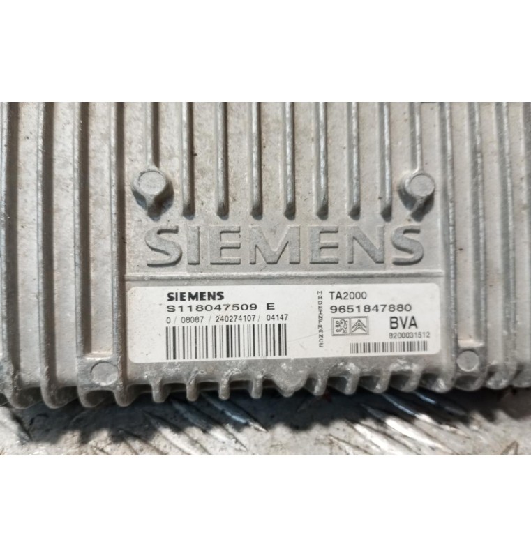 Εγκέφαλος Κινητηρα Citroen C5 2001-2004 2 φις 9651847880