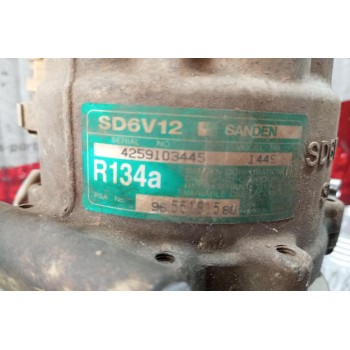 Κομπρεσέρ Aircondition - A/C Peugeot 206 1998-2003 9655191580 R134a SD6V12