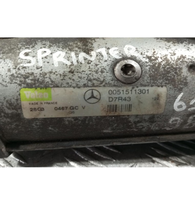 Μίζα Mercedes-Benz Sprinter Κωδ.Κινητηρα 611981 2000-2006 11 Δοντια 0051511301