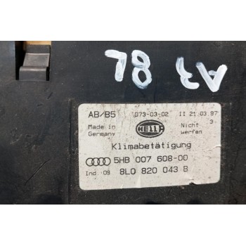 Χειριστήριο Κλιματισμού Audi A3 1996-2003 4 Φις 8L0820043B