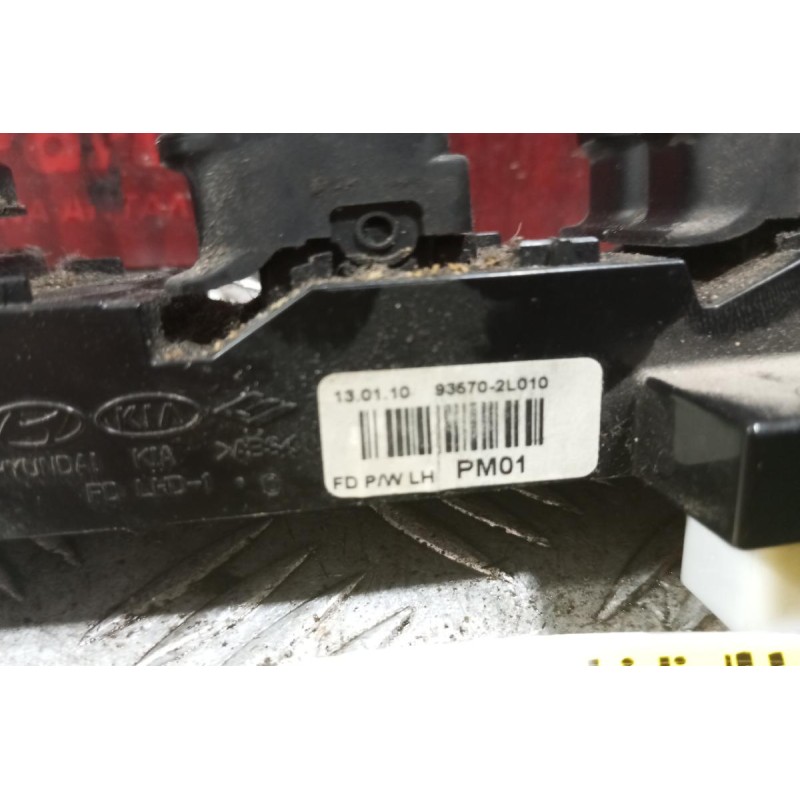 Διακόπτες Παραθυρων/Κλειδωματος Εμπρος Αριστερα Hyundai i 30 2007-2012 16 pins 93670-2L010