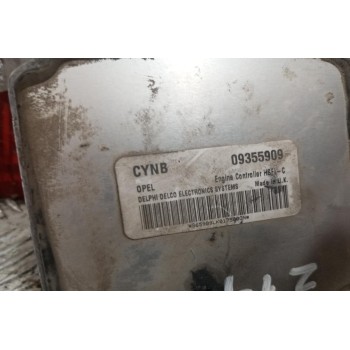 Εγκέφαλος Κινητηρα Opel Astra G Κωδ.Κινητηρα Z14XE 1998-2004 09355909