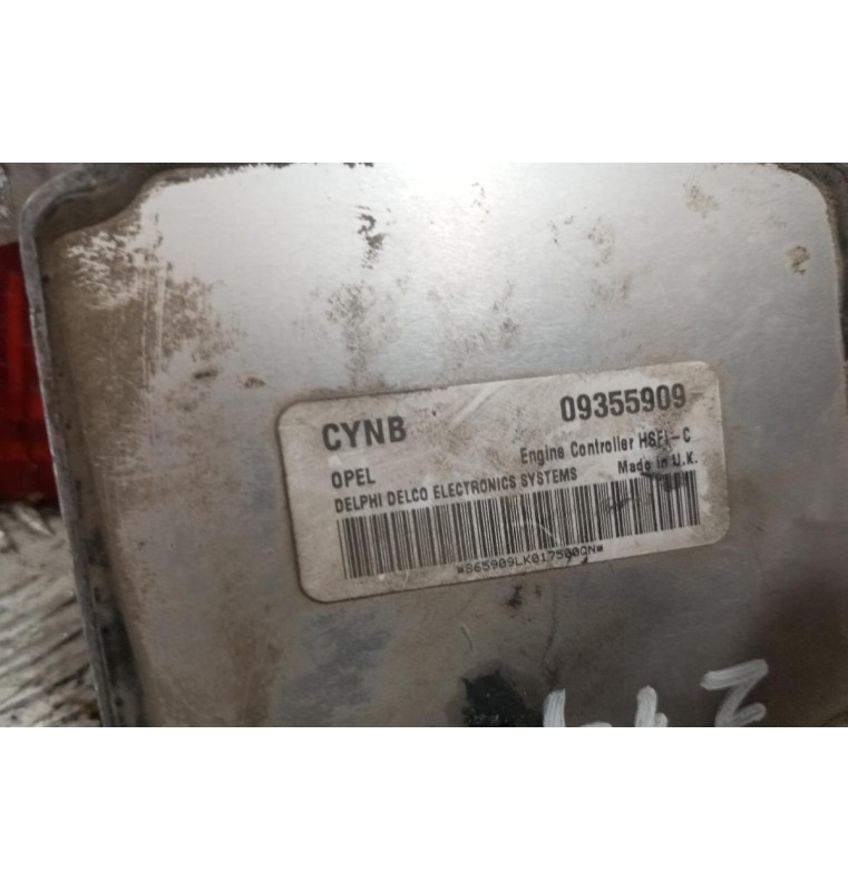 Εγκέφαλος Κινητηρα Opel Astra G Κωδ.Κινητηρα Z14XE 1998-2004 09355909