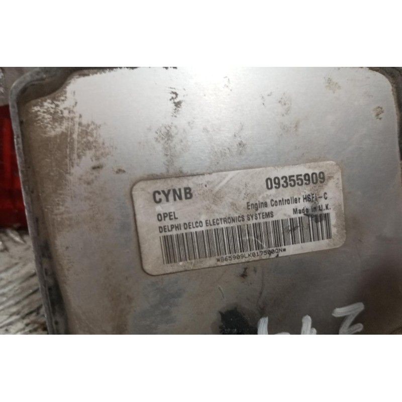 Εγκέφαλος Κινητηρα Opel Astra G Κωδ.Κινητηρα Z14XE 1998-2004 09355909